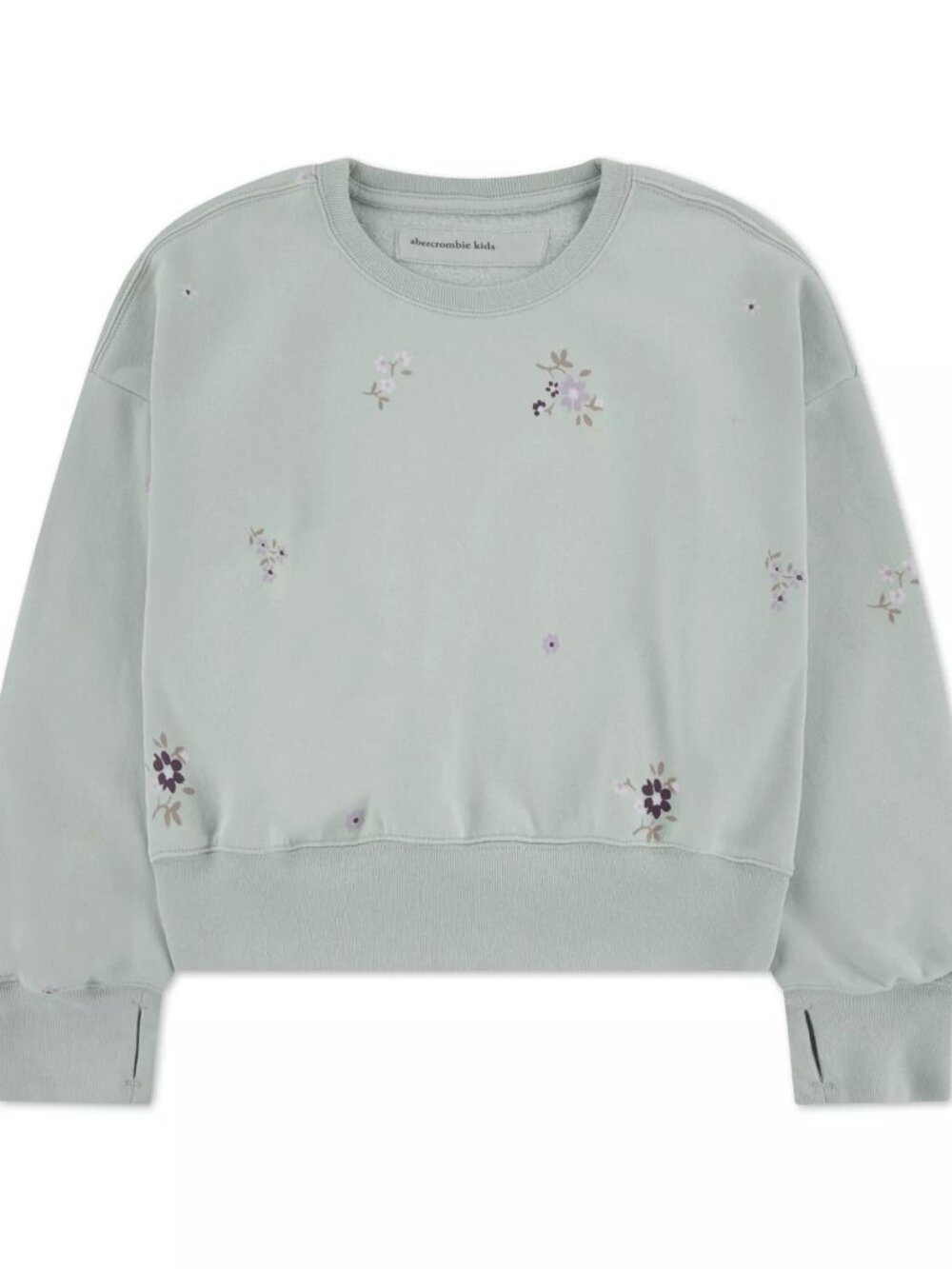 abercrombie kids Girls' Logo Print Crewneck Sweatshirt new with tags size 13-14